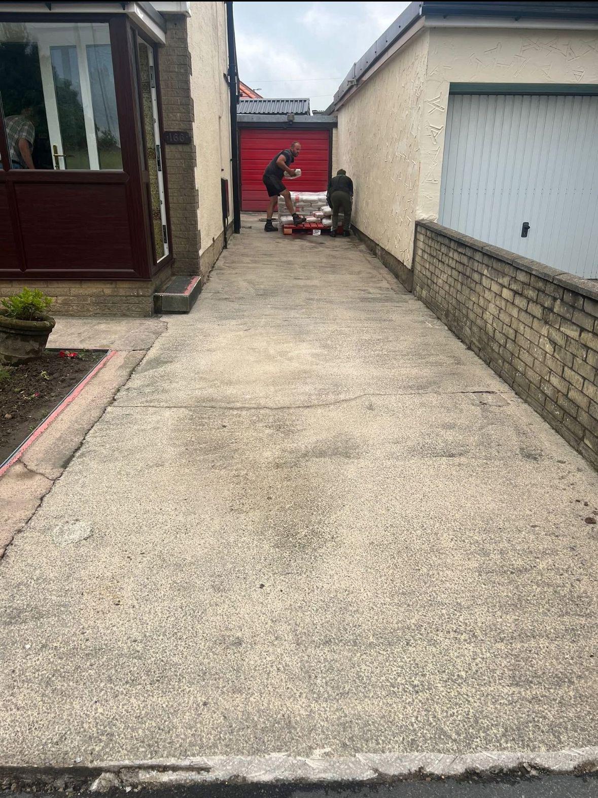 Resin driveway